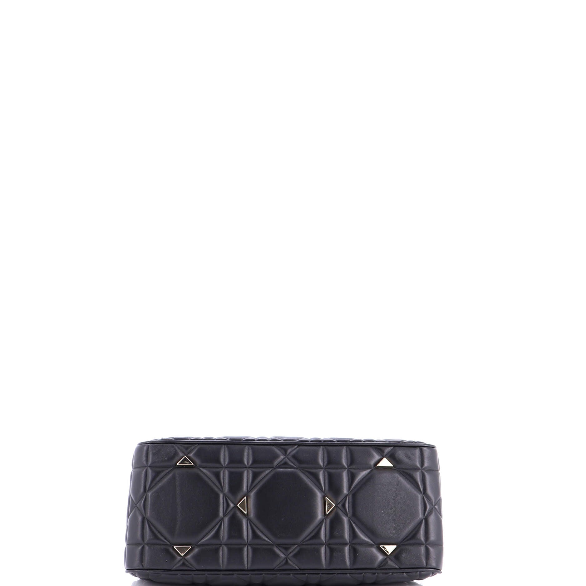 Lady 95.22 Bag Cannage Embossed Leather Large