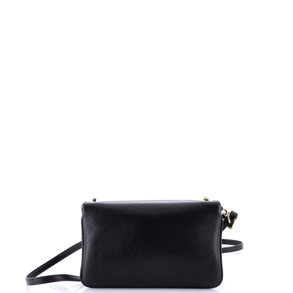 Unchained Flap Crossbody Bag Quilted Lambskin Small