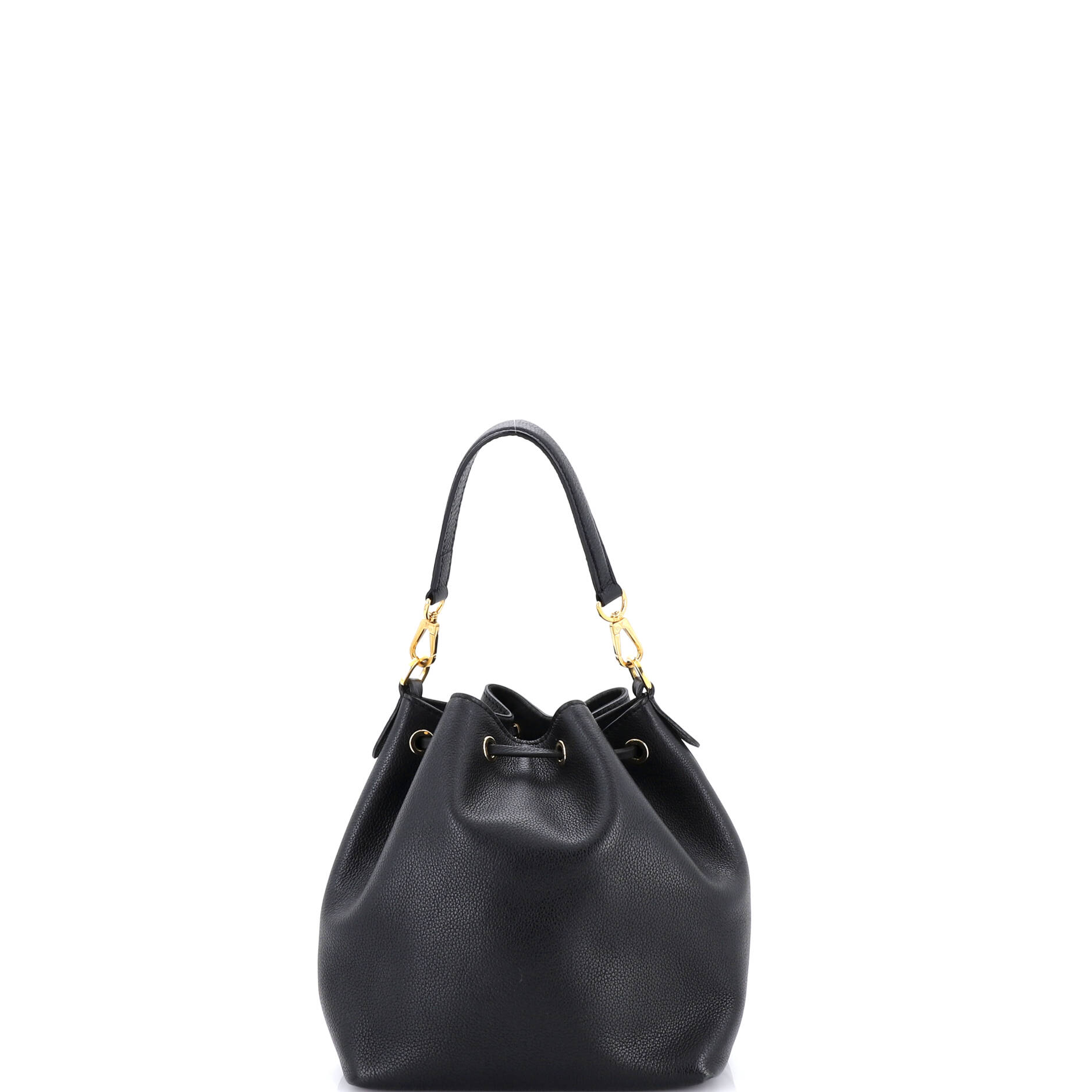 Lockme Pocket Bucket Bag Leather