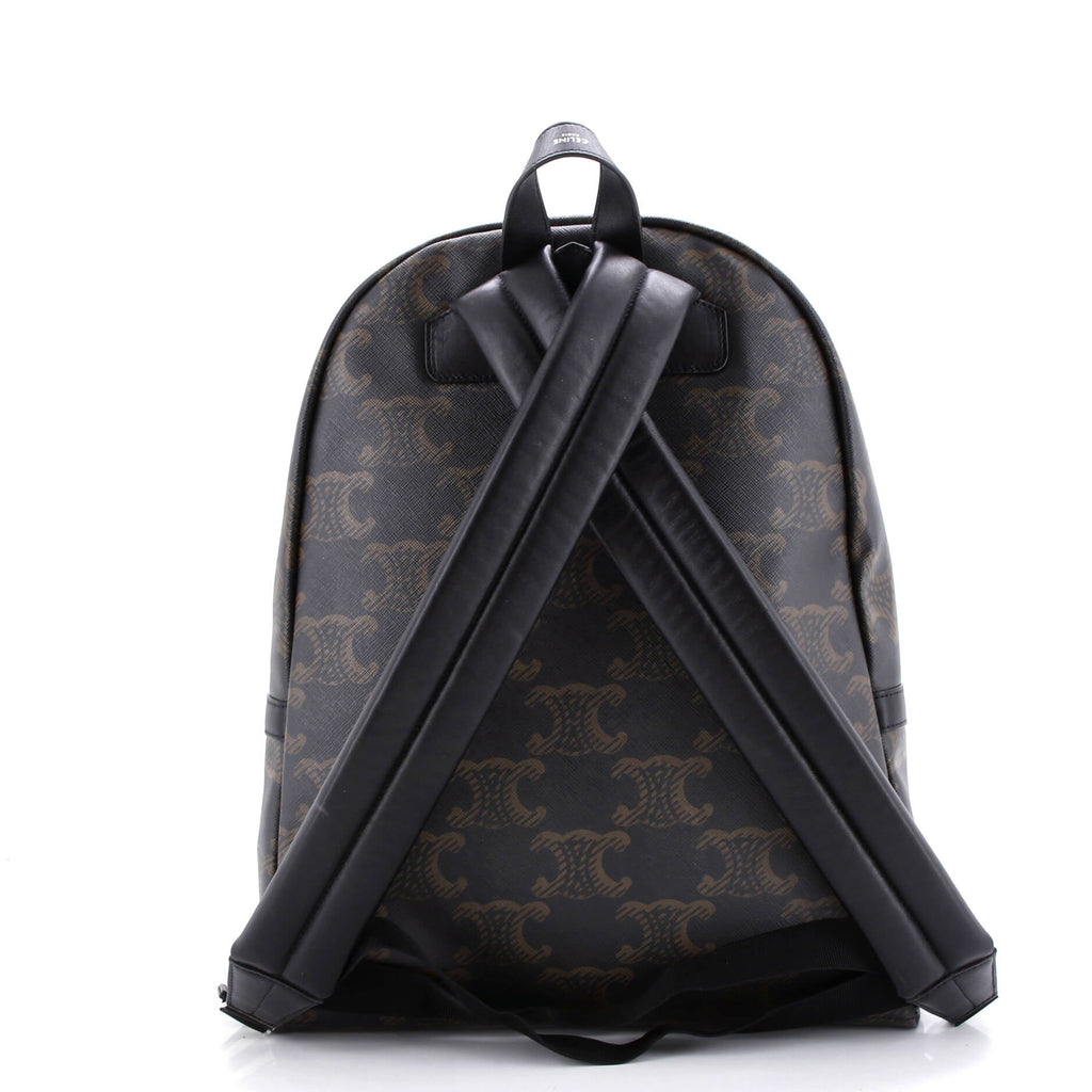 Front Pocket Backpack Triomphe XL Coated Canvas Medium