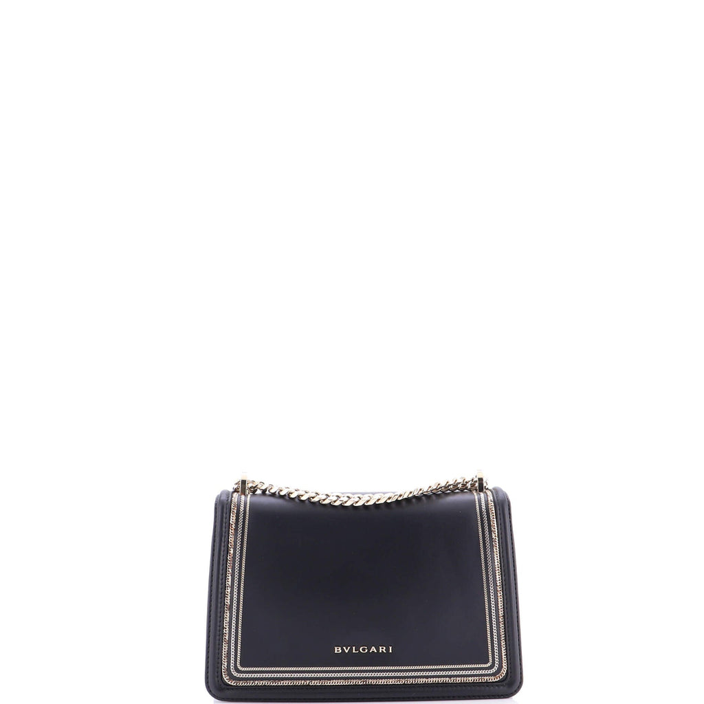 Serpenti Diamond Blast Shoulder Bag Embellished Leather Small
