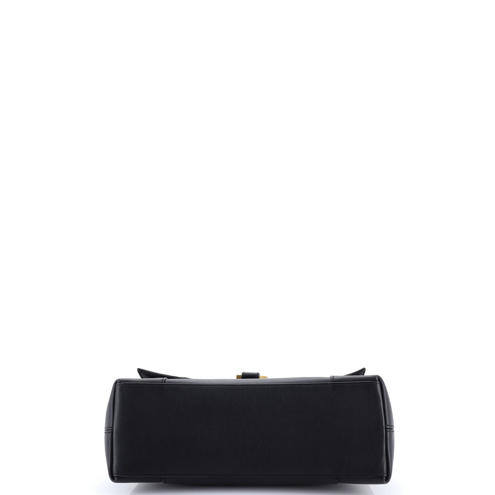 Downtown Soft Hourglass Shoulder Bag Leather Small