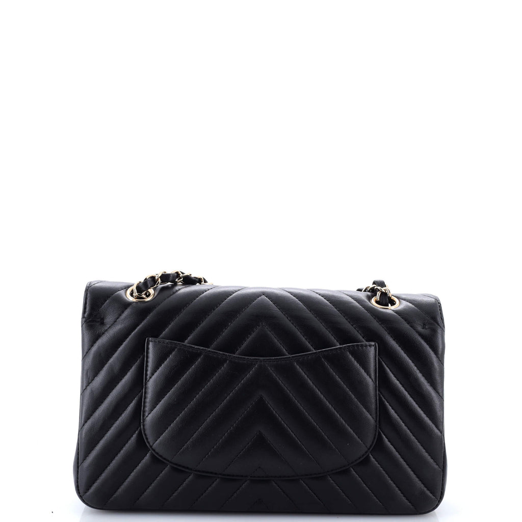 Classic Double Flap Bag Chevron Lambskin Medium