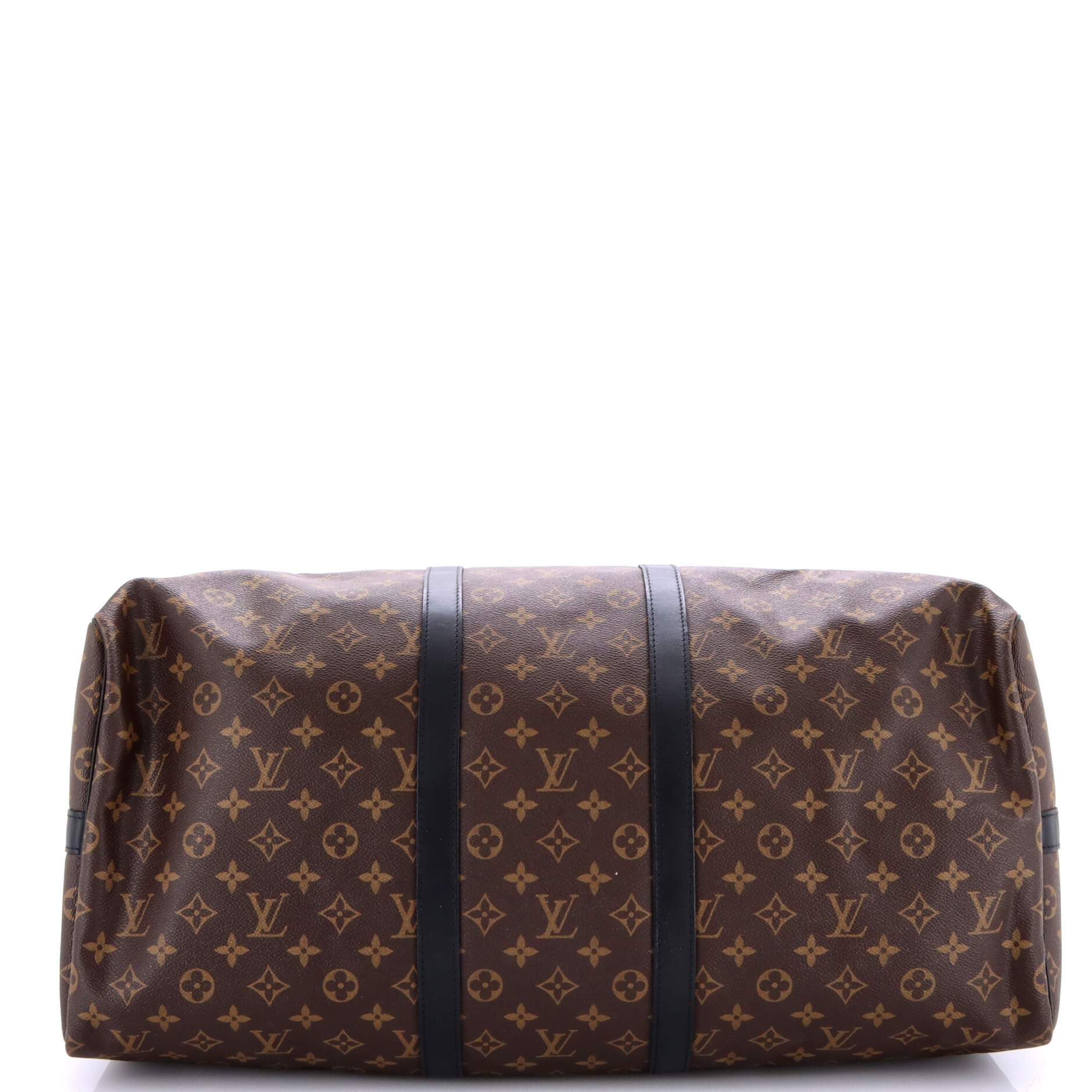 Keepall Bandouliere Bag Macassar Monogram Canvas 55
