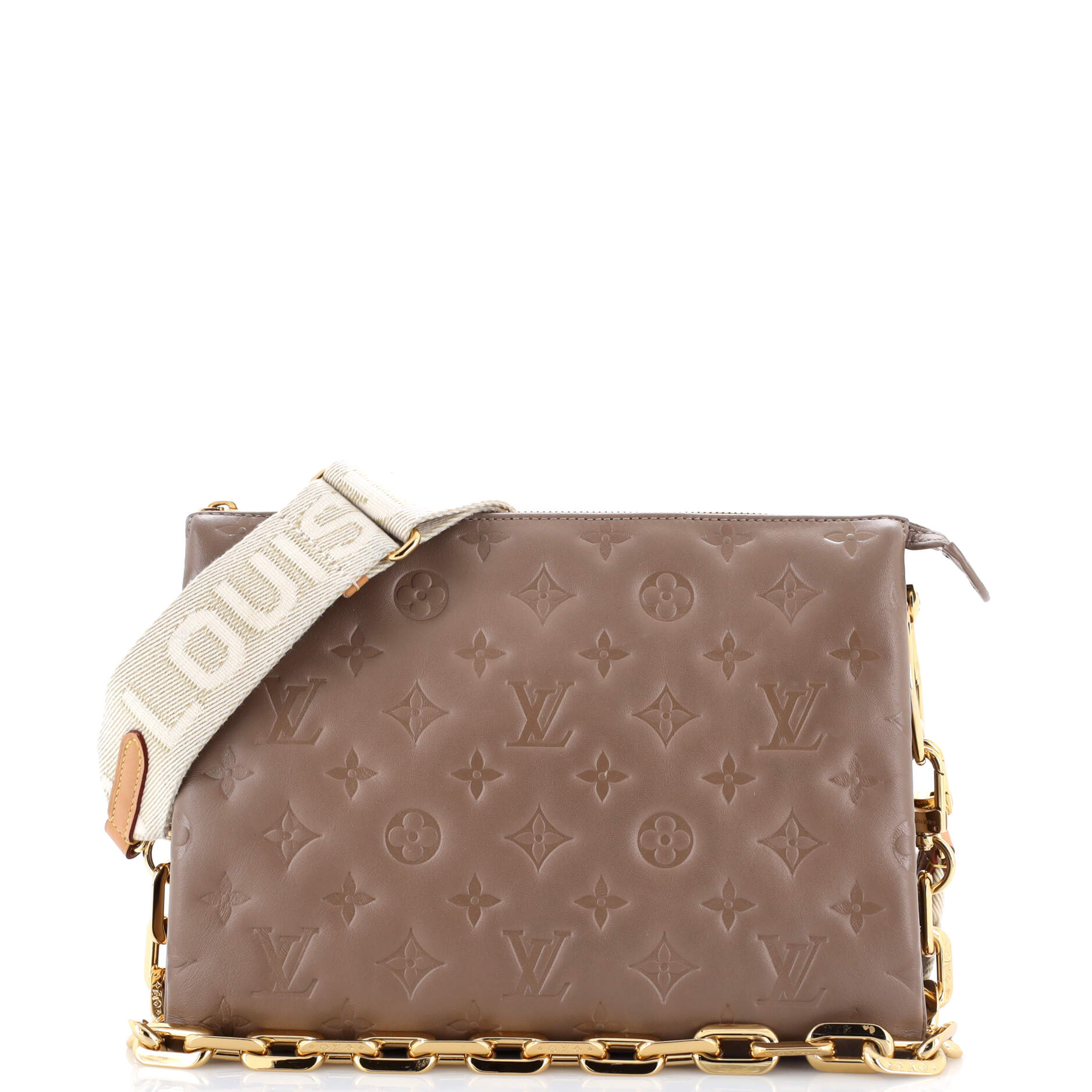 Coussin Bag Monogram Embossed Lambskin PM