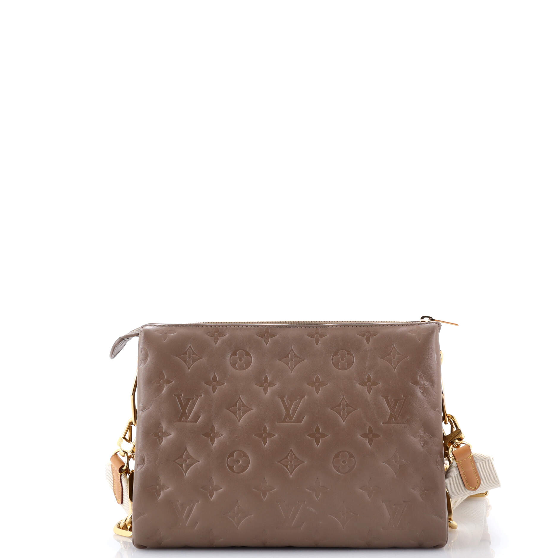 Coussin Bag Monogram Embossed Lambskin PM