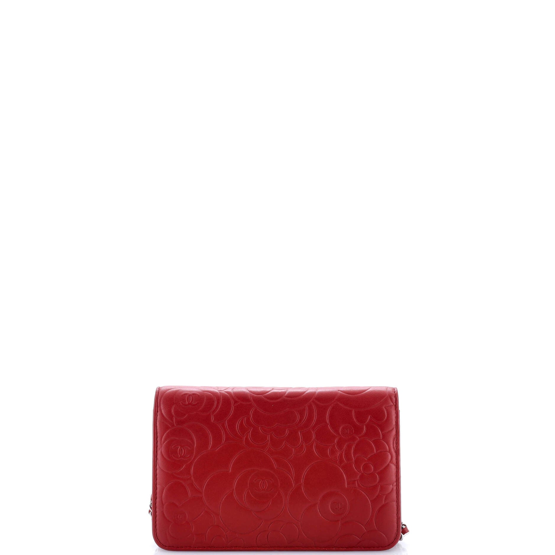 Wallet on Chain Camellia Lambskin
