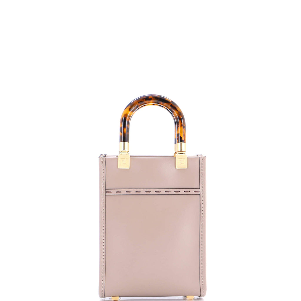 Sunshine Shopper Tote Leather Mini