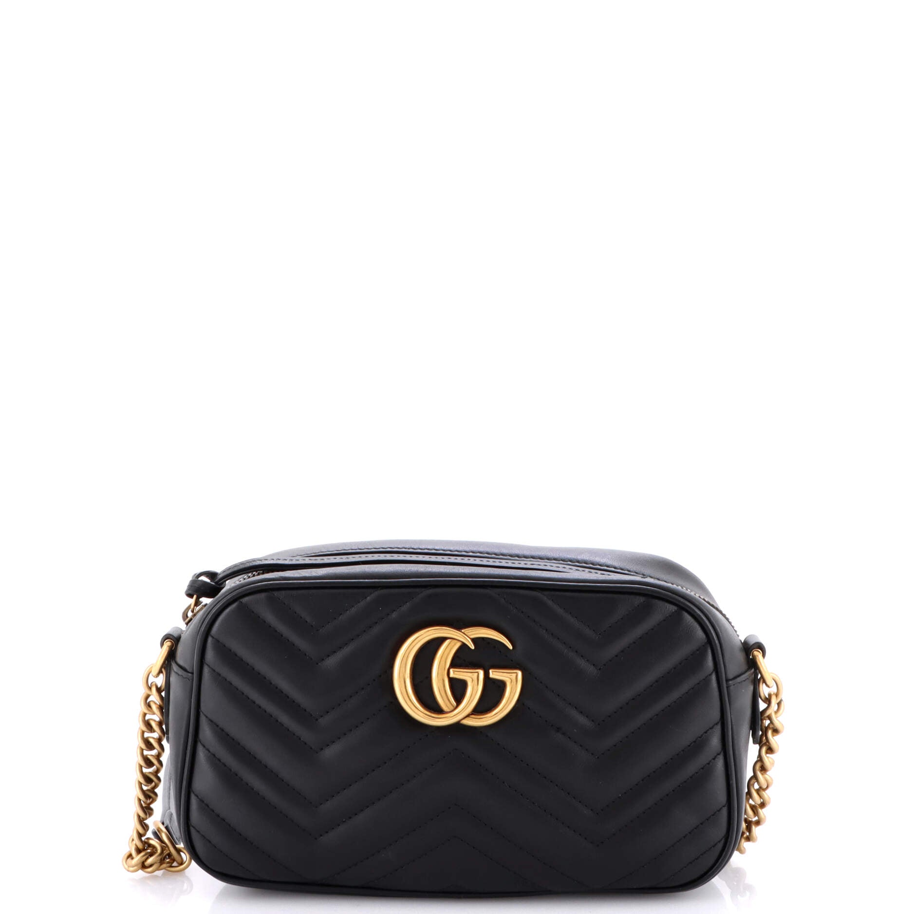 GG Marmont Shoulder Bag Matelasse Leather Small