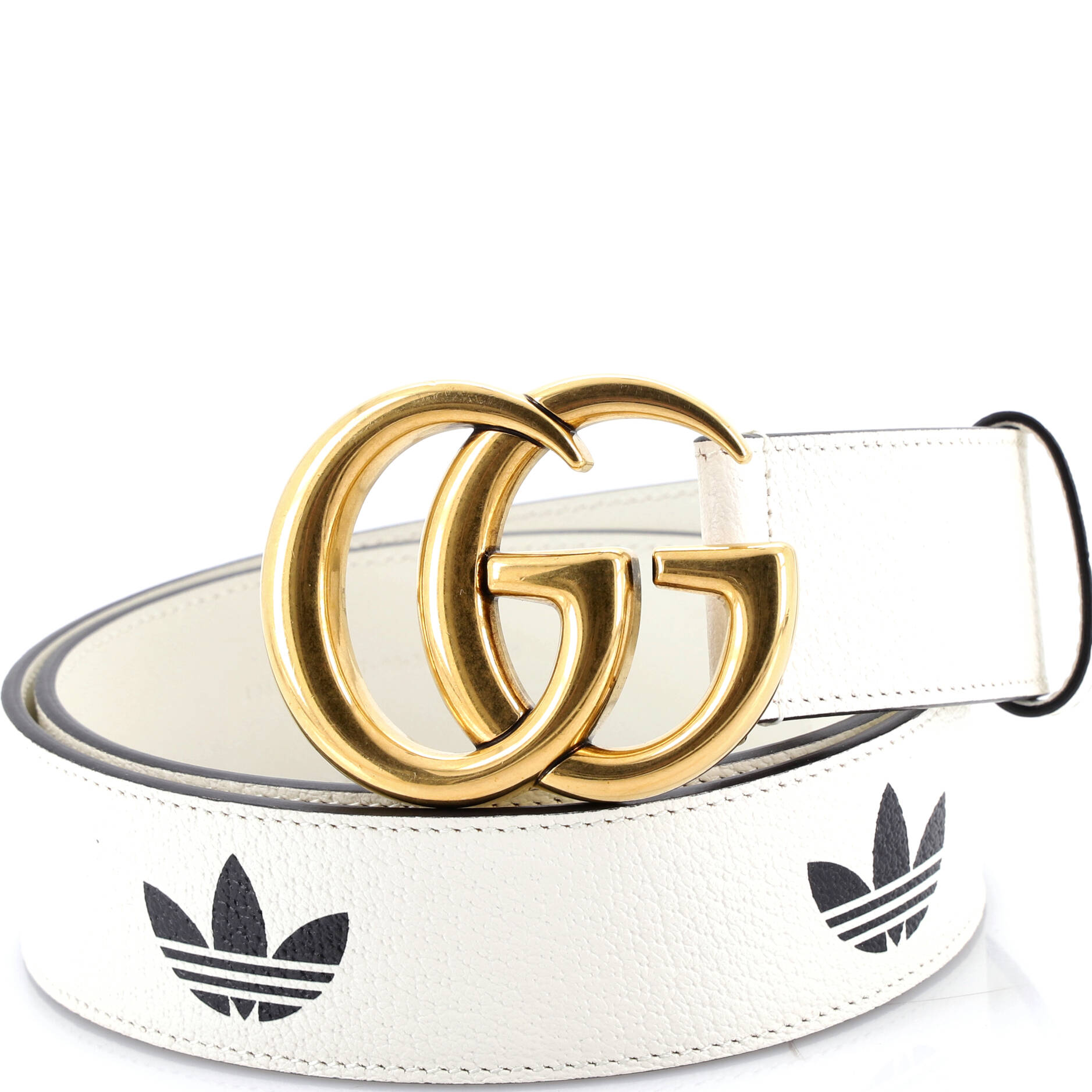 x adidas GG Marmont Belt Printed Leather 90