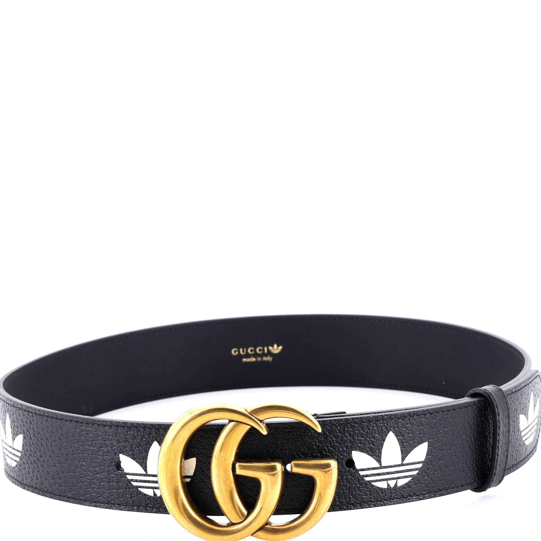 x adidas GG Marmont Belt Printed Leather 80