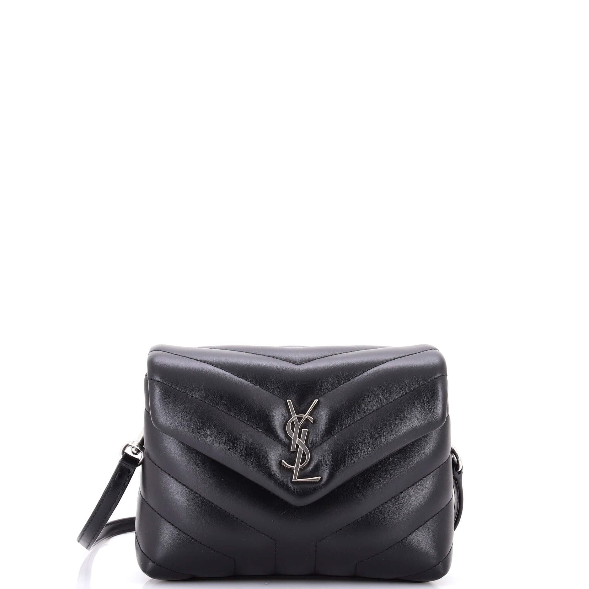 Loulou Shoulder Bag Matelasse Chevron Leather Toy