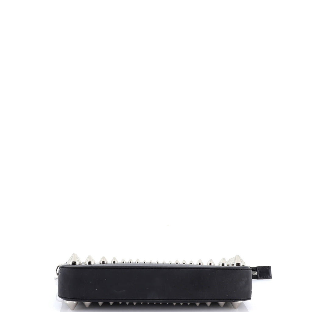 Loubila Chain Clutch Spiked Leather