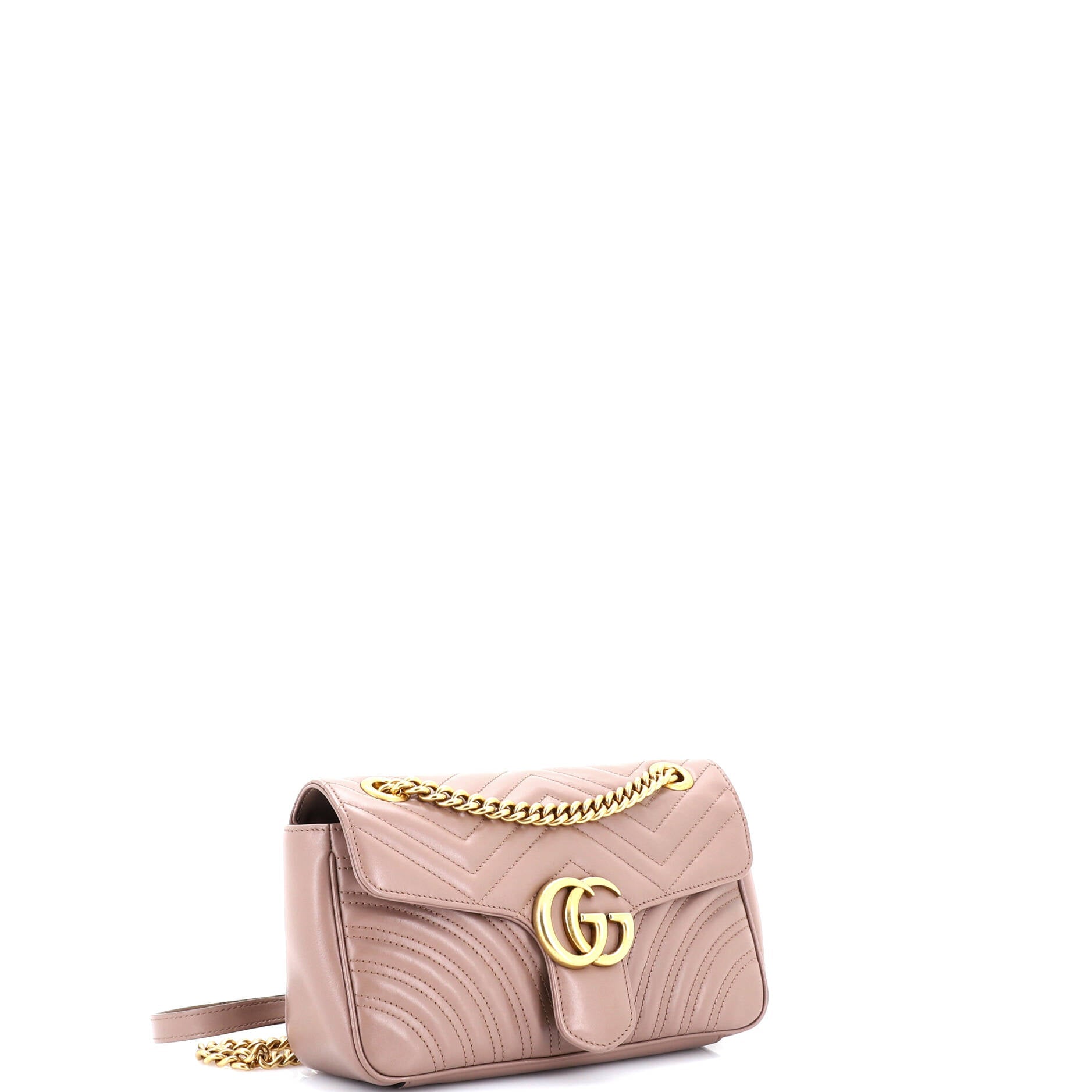 GG Marmont Flap Bag Matelasse Leather Small