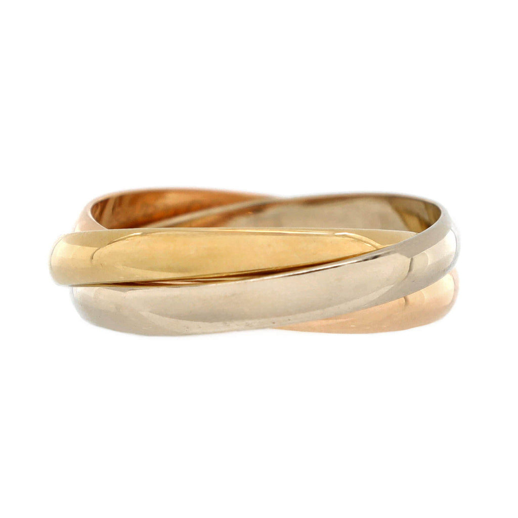 Trinity Ring 18K Tricolor Gold Small