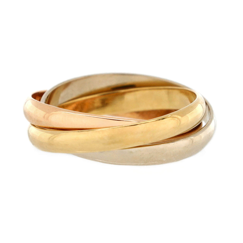 Trinity Ring 18K Tricolor Gold Small