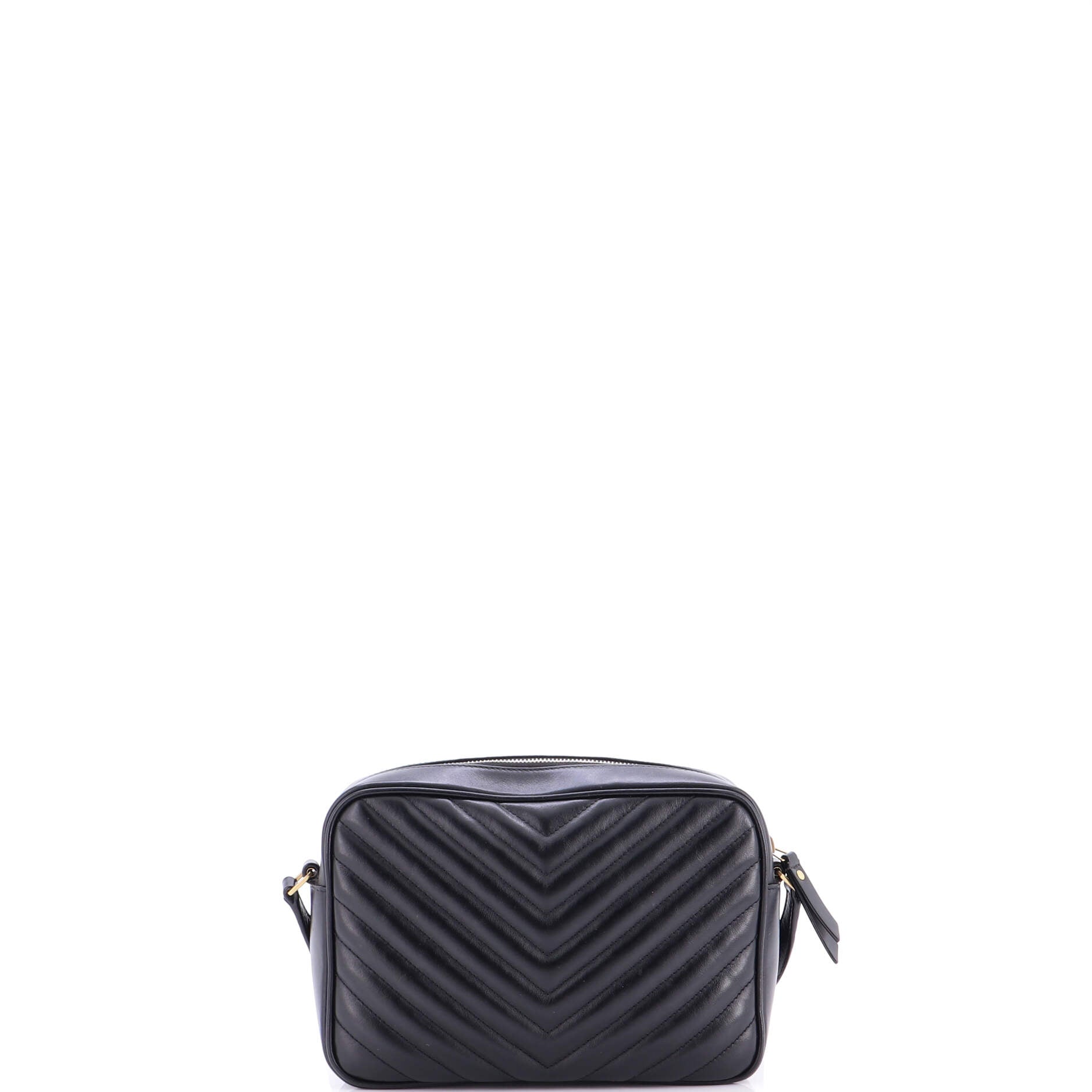 Lou Camera Bag Matelasse Chevron Leather Small
