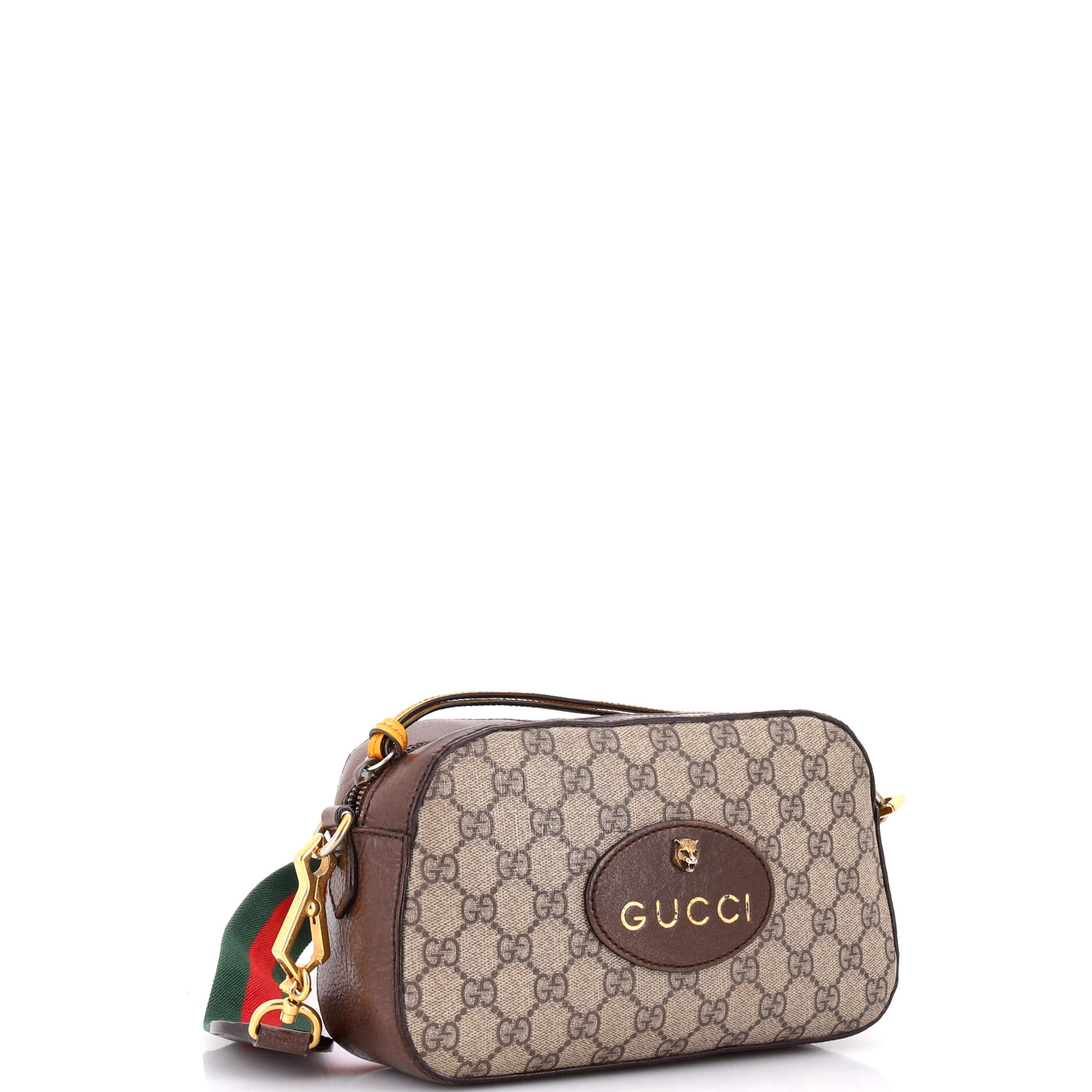 Neo Vintage Camera Messenger Bag GG Coated Canvas