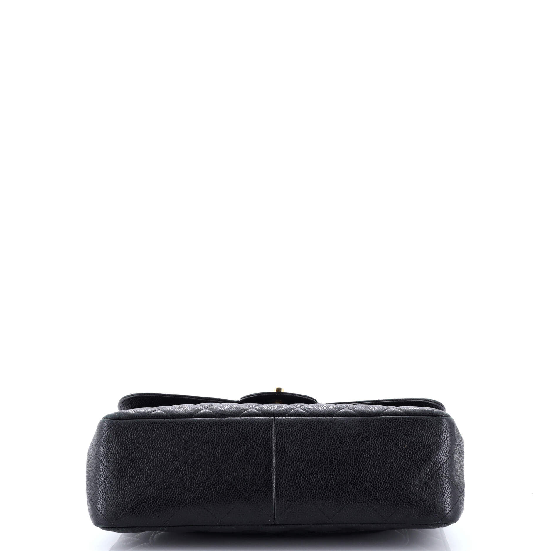 Classic Double Flap Bag Quilted Caviar Jumbo