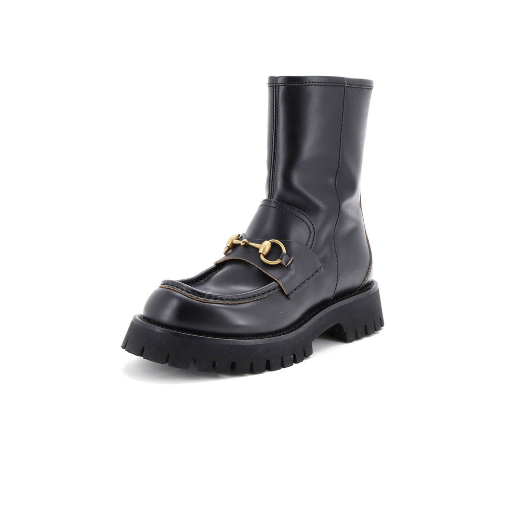 Women's Harald Horsebit Platform Ankle Boots Leather