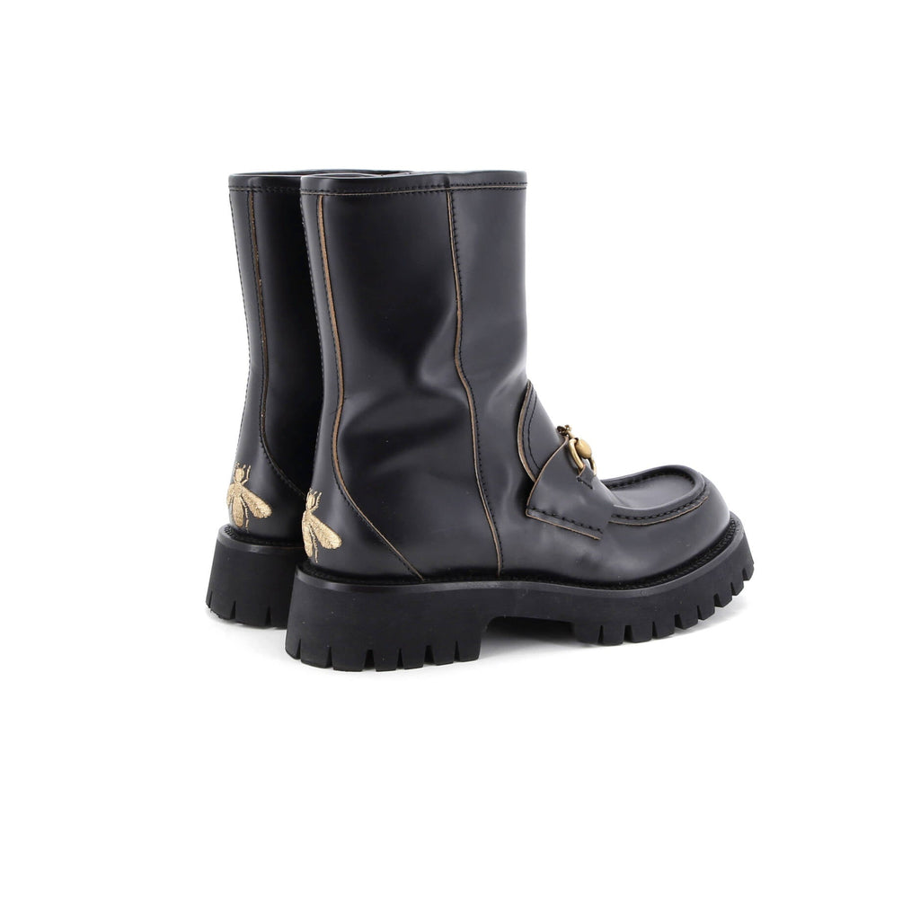 Women's Harald Horsebit Platform Ankle Boots Leather