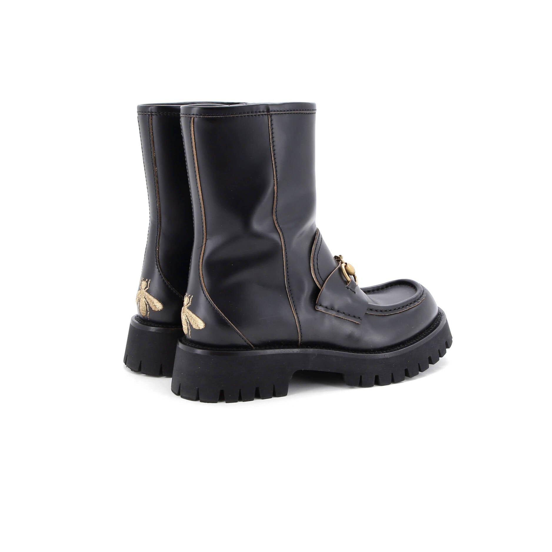 Women's Harald Horsebit Platform Ankle Boots Leather
