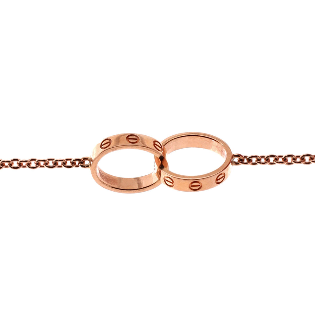 Love Interlocking Bracelet 18K Rose Gold
