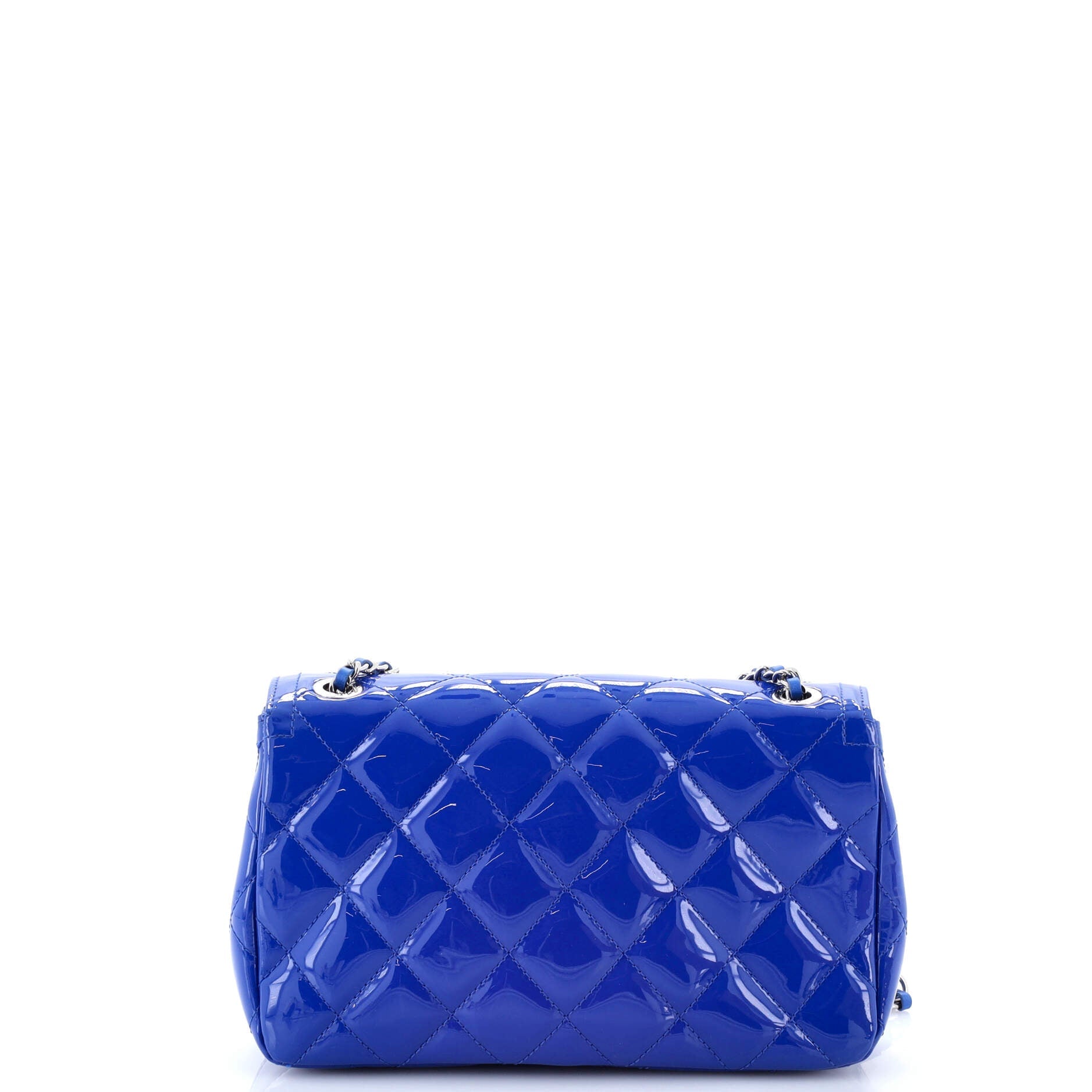 Coco Shine Flap Bag Quilted Patent Small