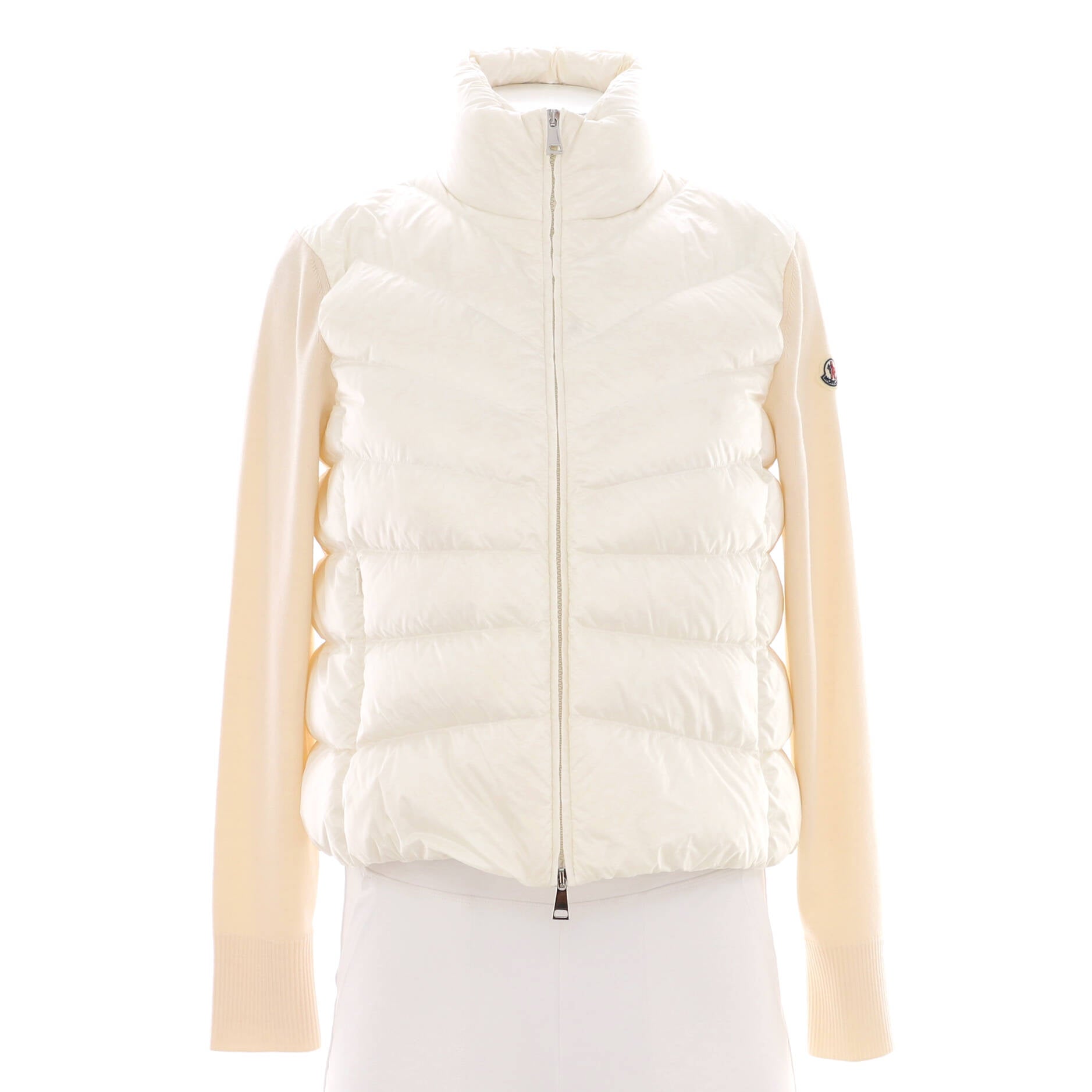 Women's Grenoble Zip Puffer Jacket Quilted Polyamide with Down and Wool