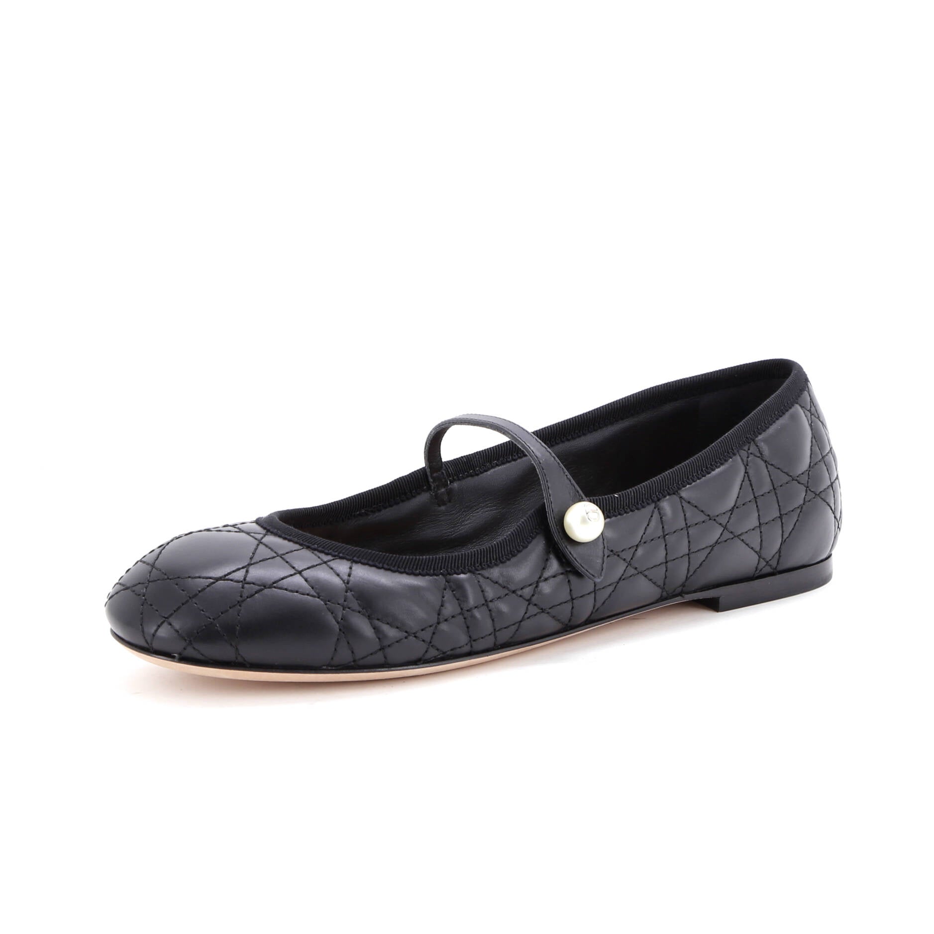 Women's Dior Ballet Flats Cannage Calfskin