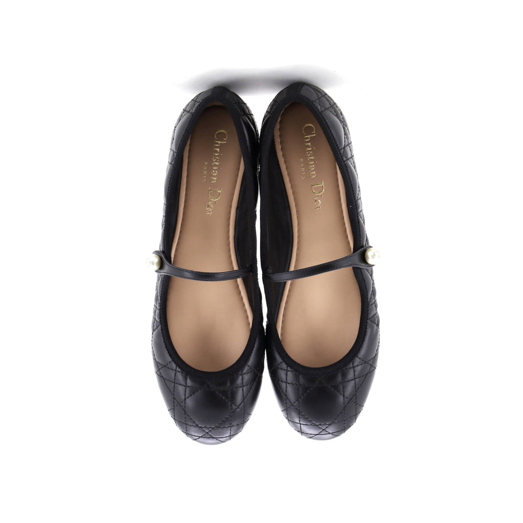 Women's Dior Ballet Flats Cannage Calfskin