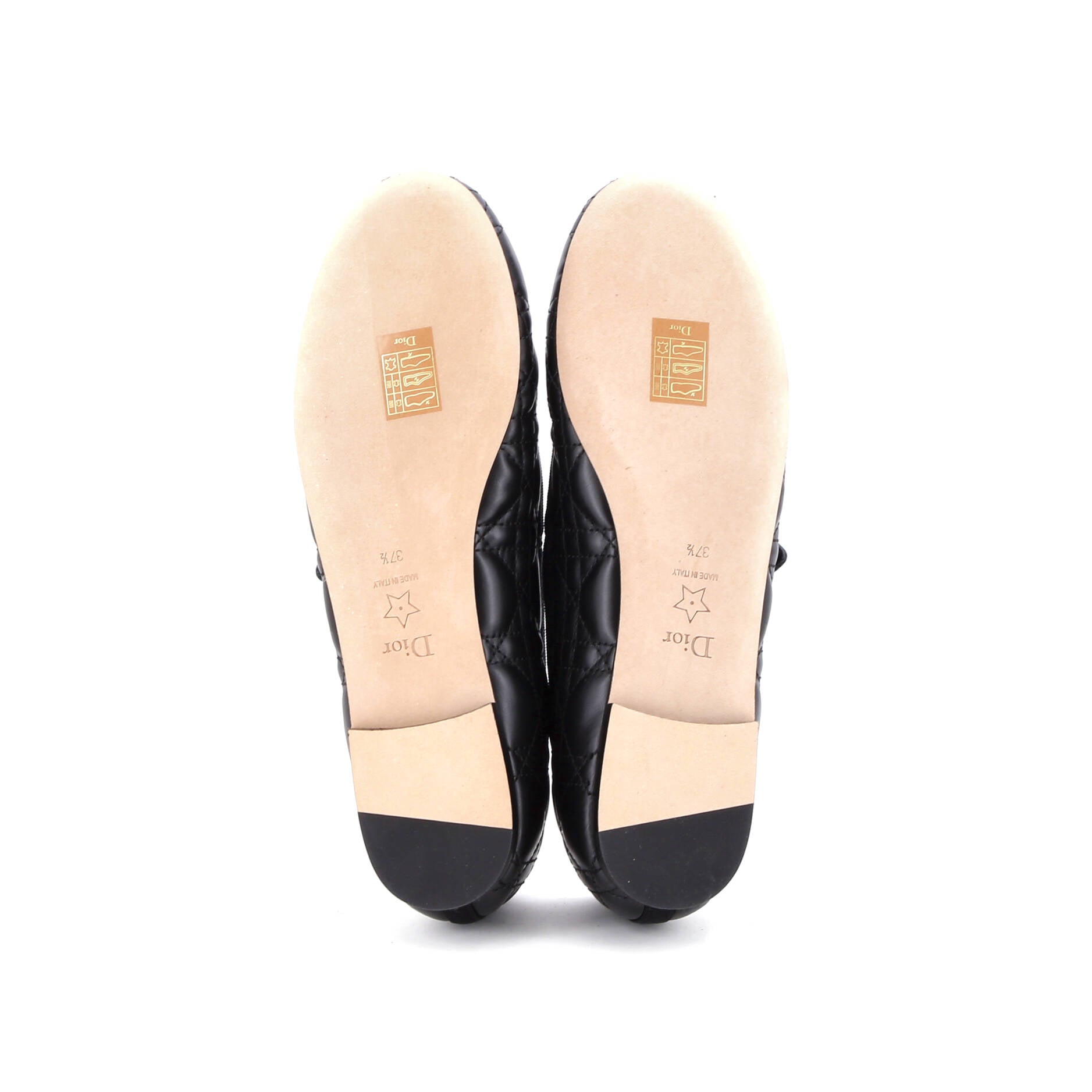 Women's Dior Ballet Flats Cannage Calfskin