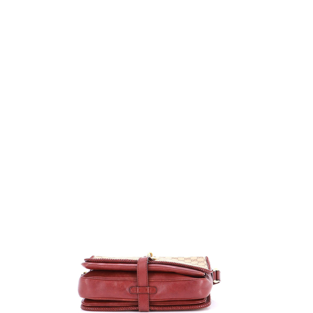 Marrakech Messenger Bag GG Canvas with Leather Medium