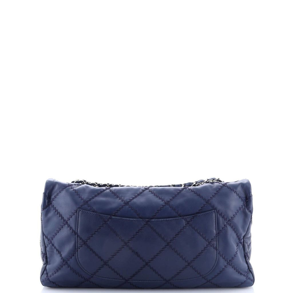 Ultimate Stitch Flap Bag Quilted Lambskin Large