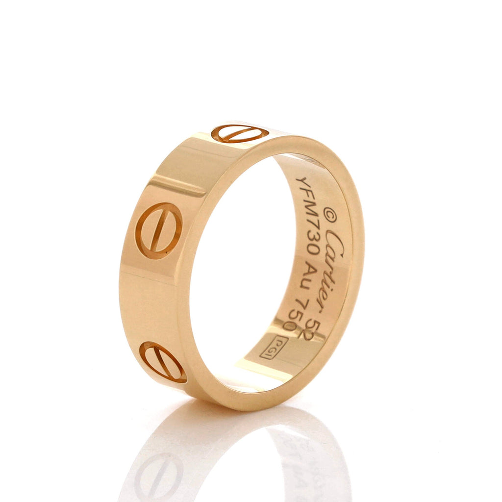 Love Band Ring 18K Yellow Gold