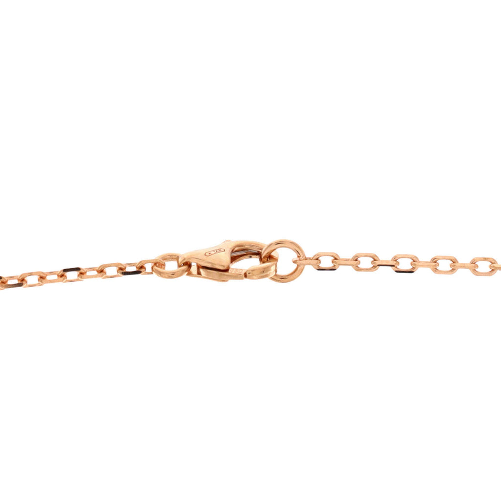Trinity Pendant Necklace 18K Tricolor Gold and Diamonds