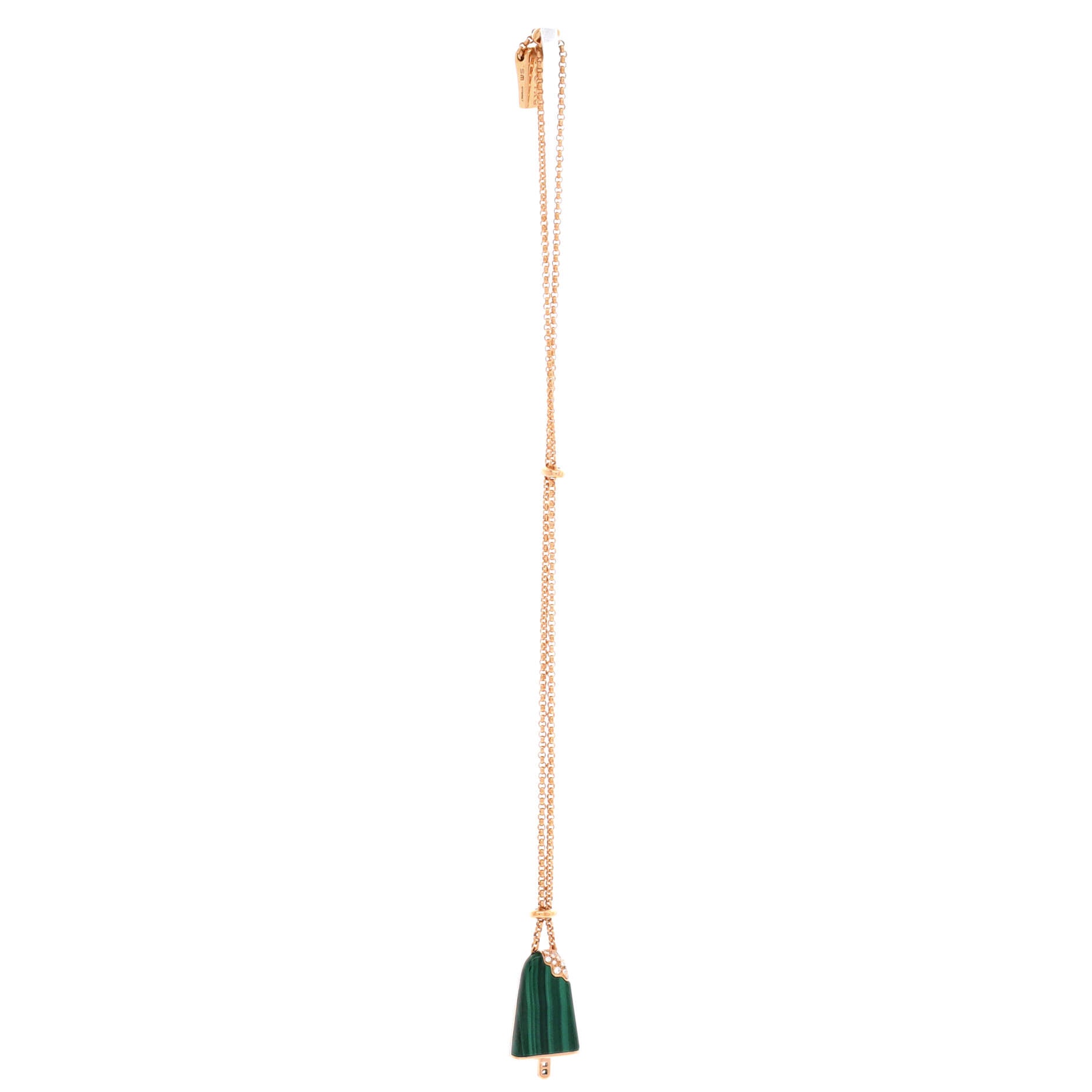 Gelati Bracelet 18K Rose Gold with Malachite and Diamonds