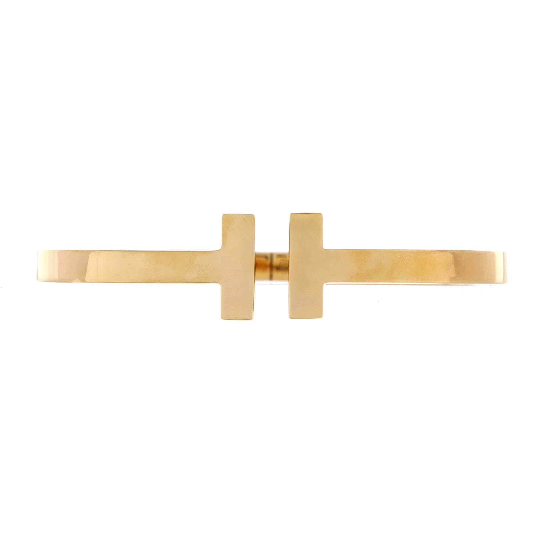 T Square Bracelet 18K Yellow Gold