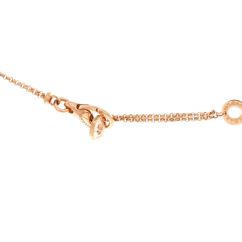 Gelati Pendant Necklace 18K Rose Gold with Malachite and Diamonds