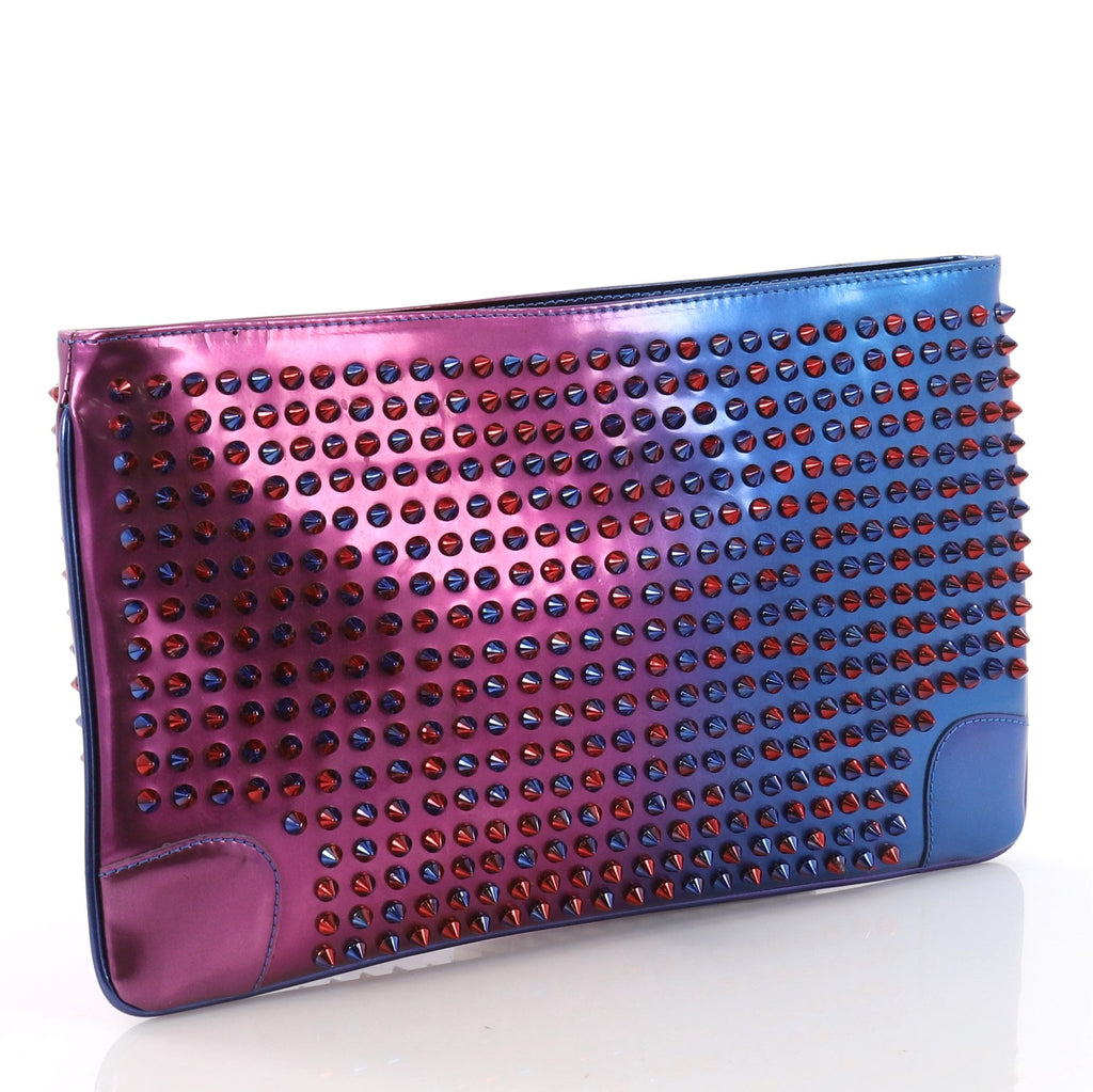 Loubiposh Clutch Spiked Patent