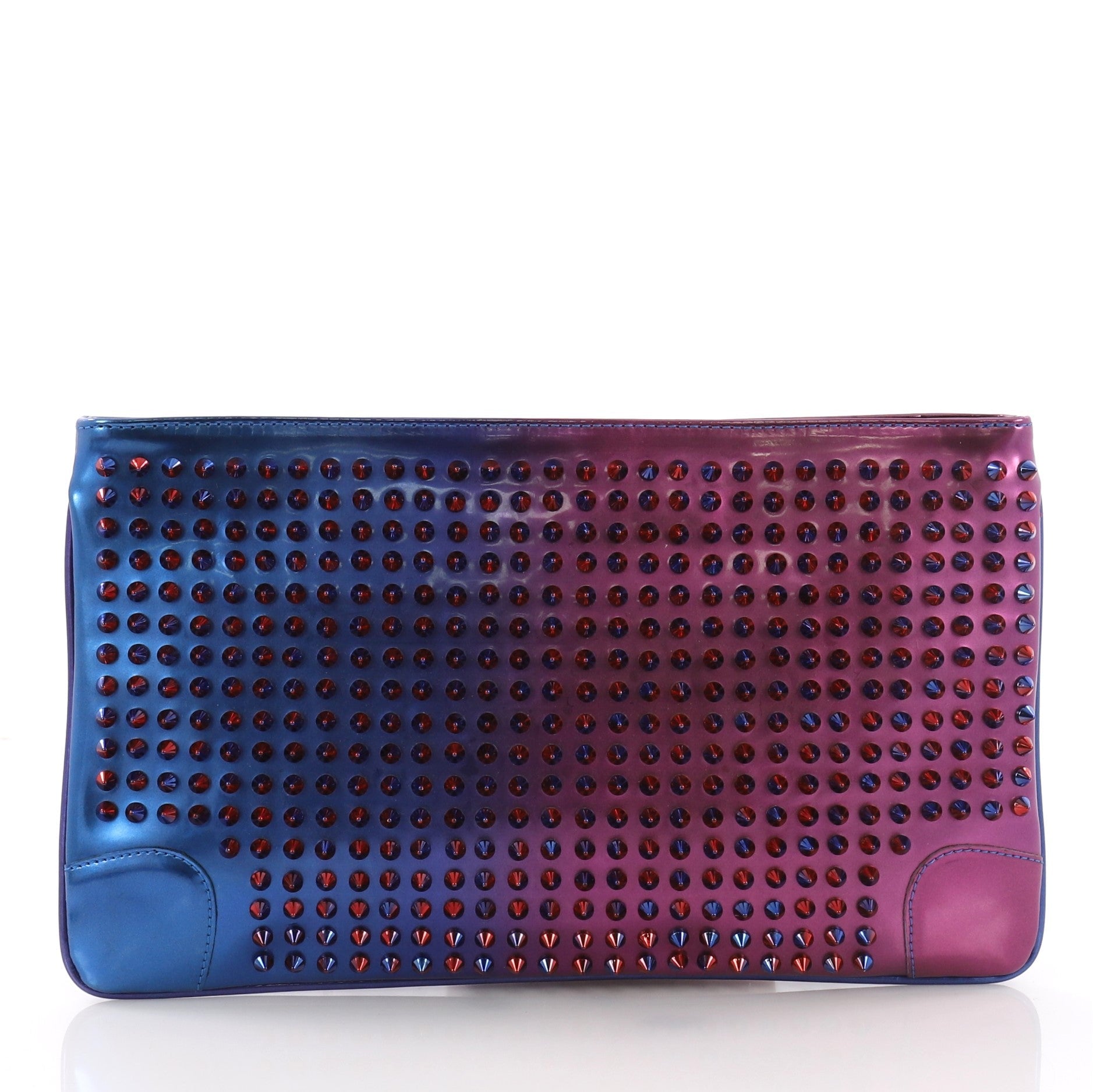 Loubiposh Clutch Spiked Patent