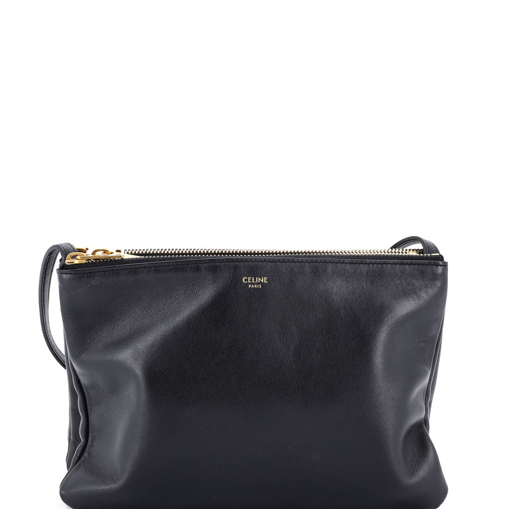 Trio Crossbody Bag Leather Large