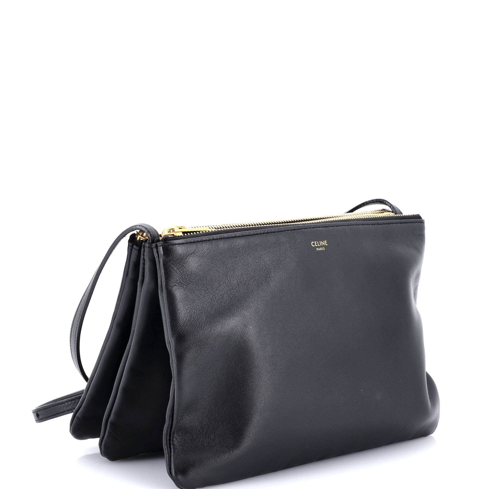 Trio Crossbody Bag Leather Large