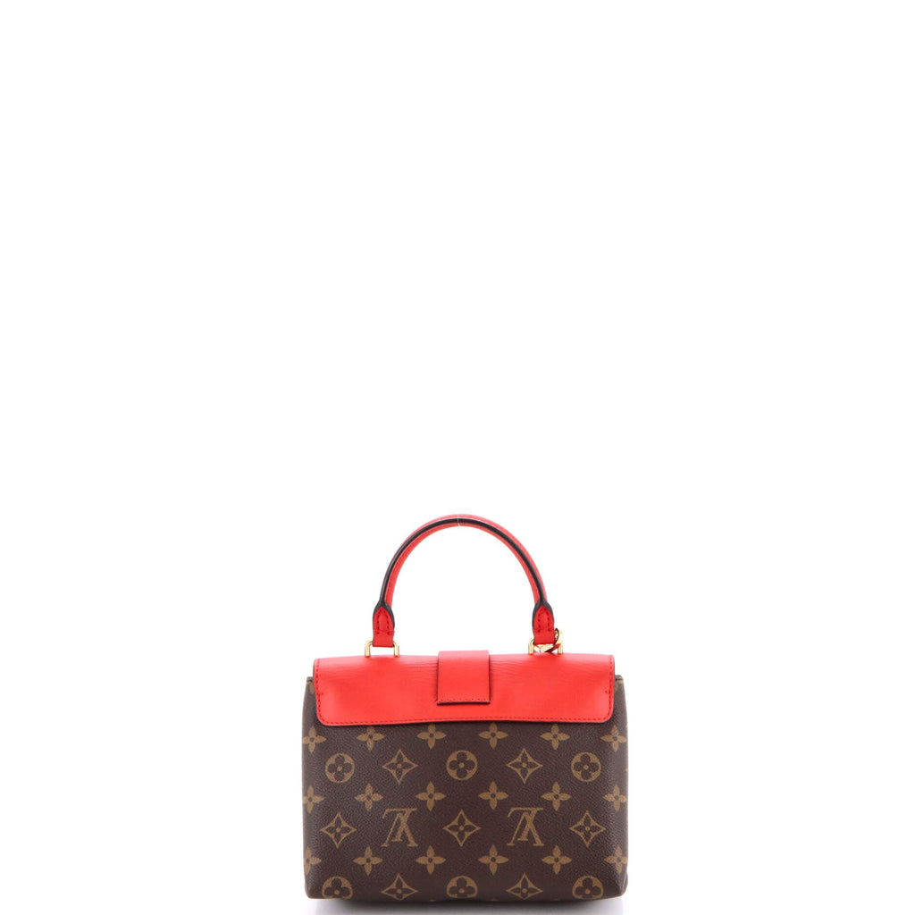 Locky Handbag Monogram Canvas with Leather BB