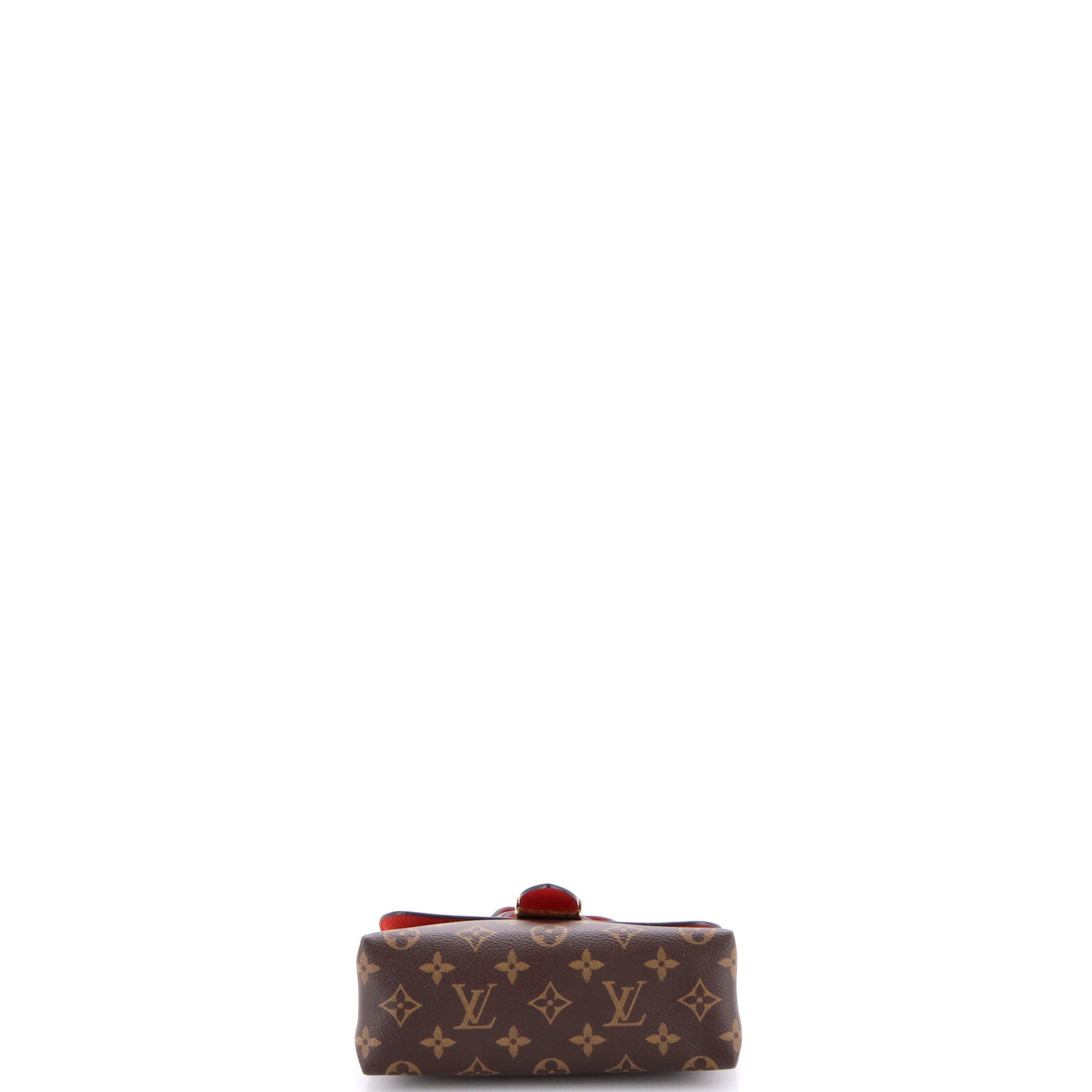 Locky Handbag Monogram Canvas with Leather BB
