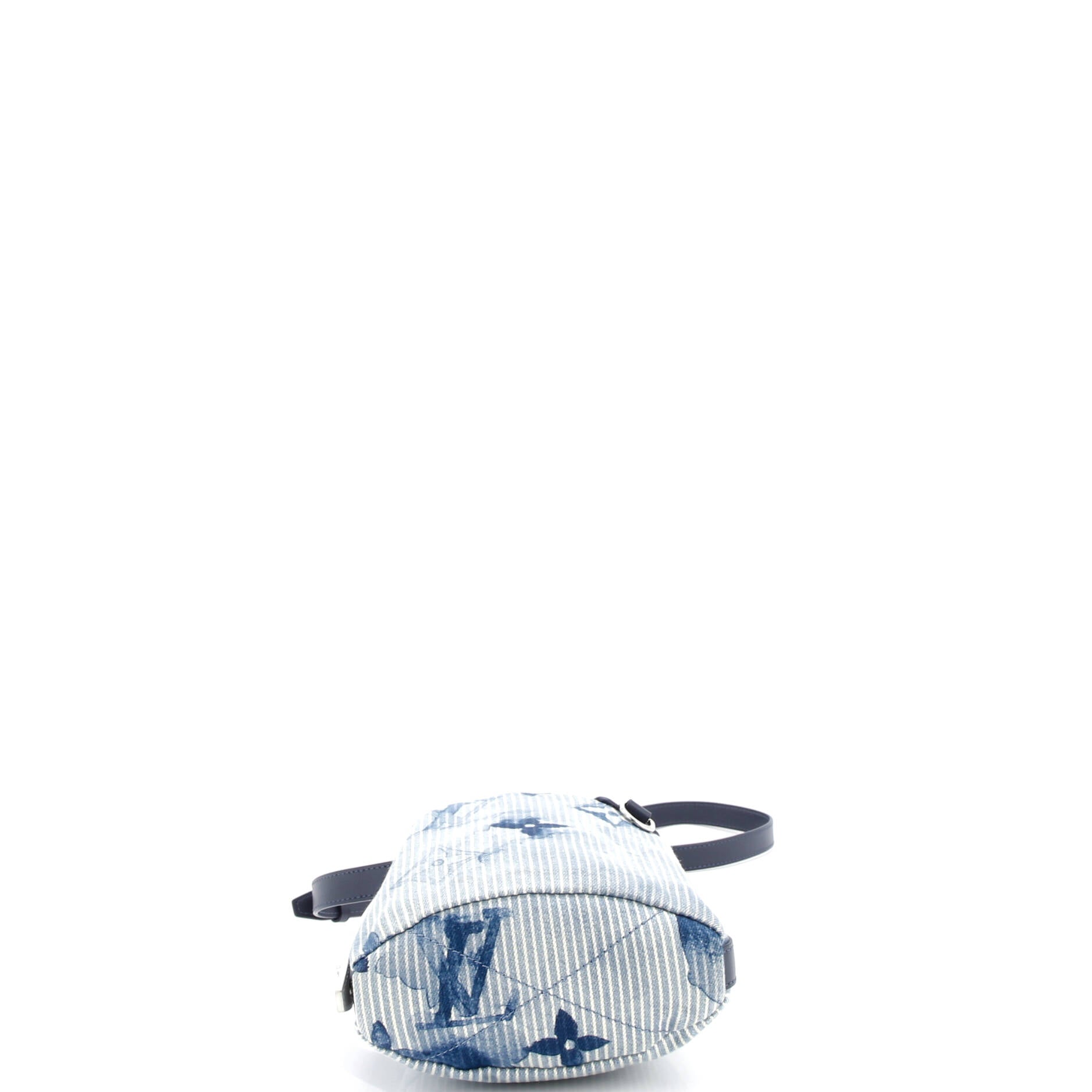 Sac Marin Bag Limited Edition Monogram Watercolor Stripes Denim BB