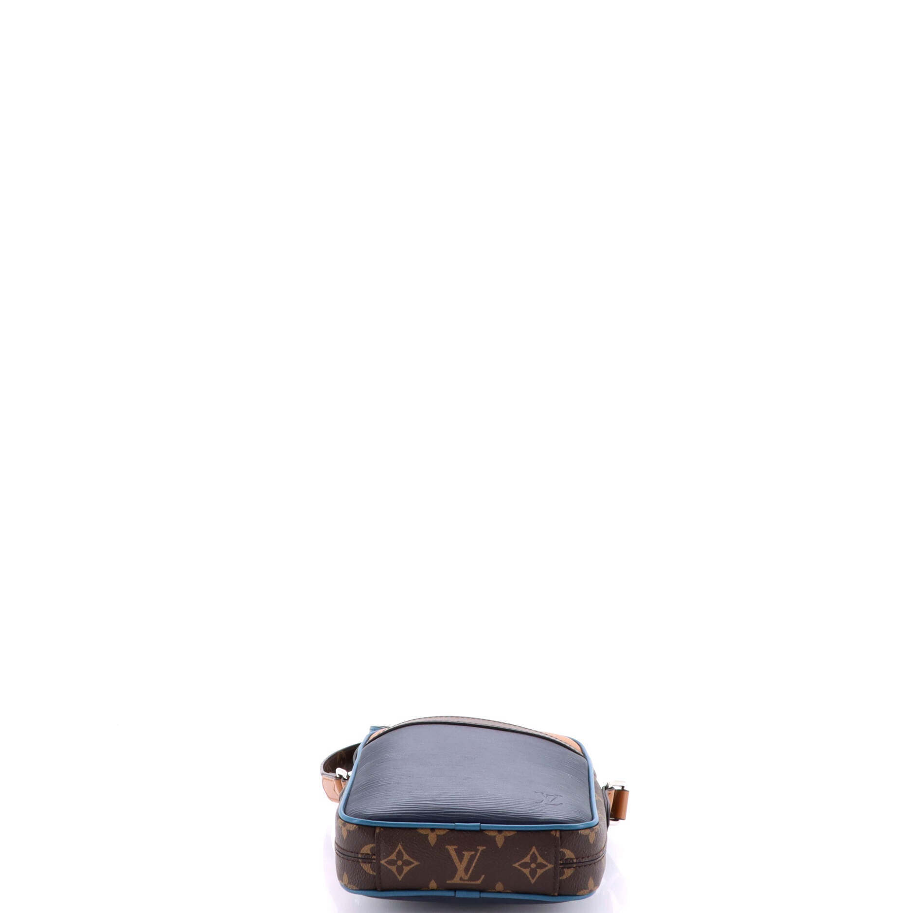 Danube Handbag Epi Leather with Monogram Canvas Slim