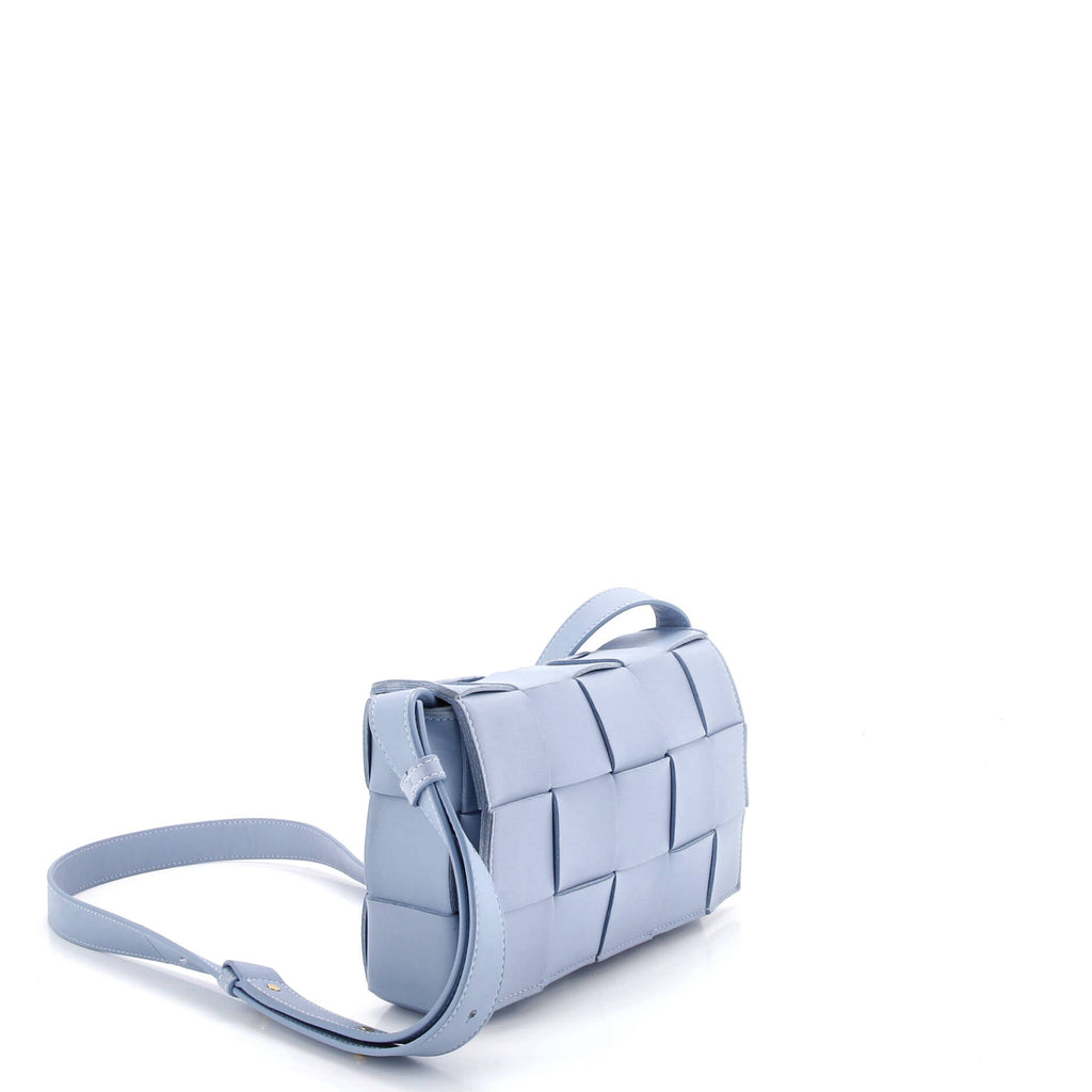 Cassette Crossbody Bag Maxi Intrecciato Leather