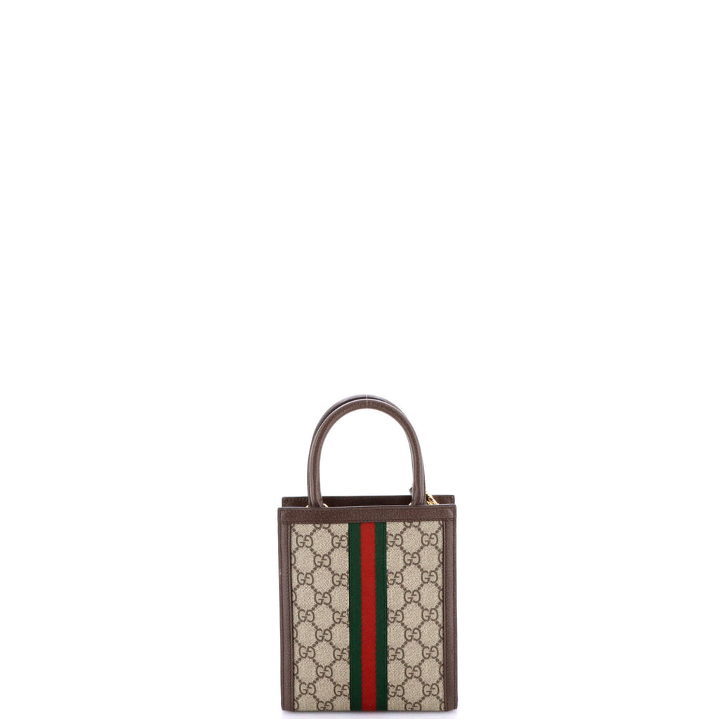 Ophidia Convertible Tote GG Coated Canvas Super Mini