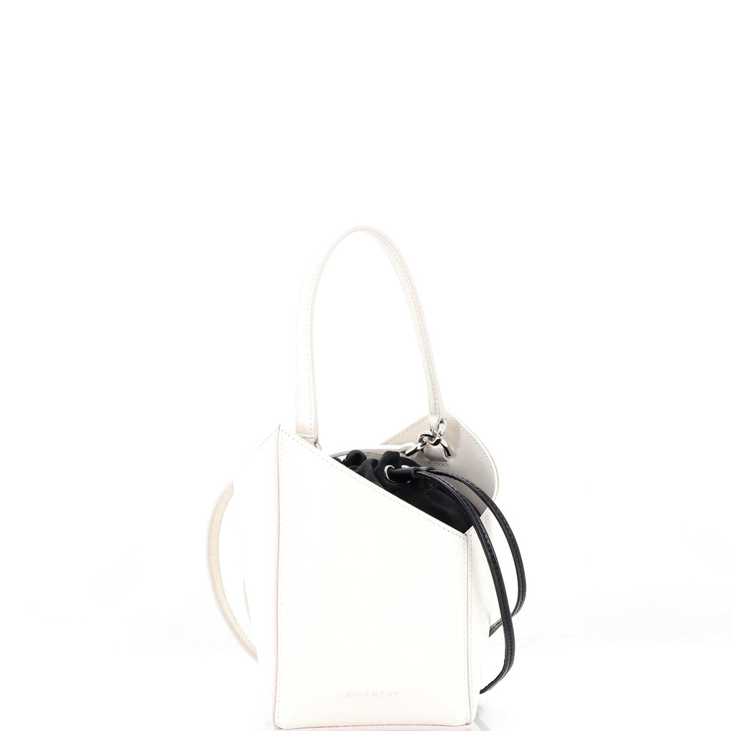 Cut Out Bucket Bag Leather Mini